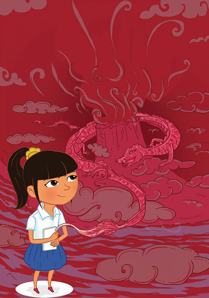 Finding Dragon Island Logo